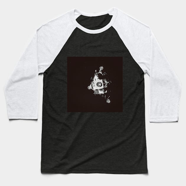 Space Craft, 1969 Baseball T-Shirt by Huxley